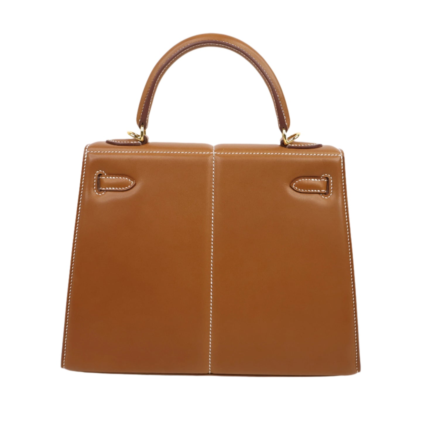 Hermes Kelly25 Pad Fauve Barenia Sellier GHW