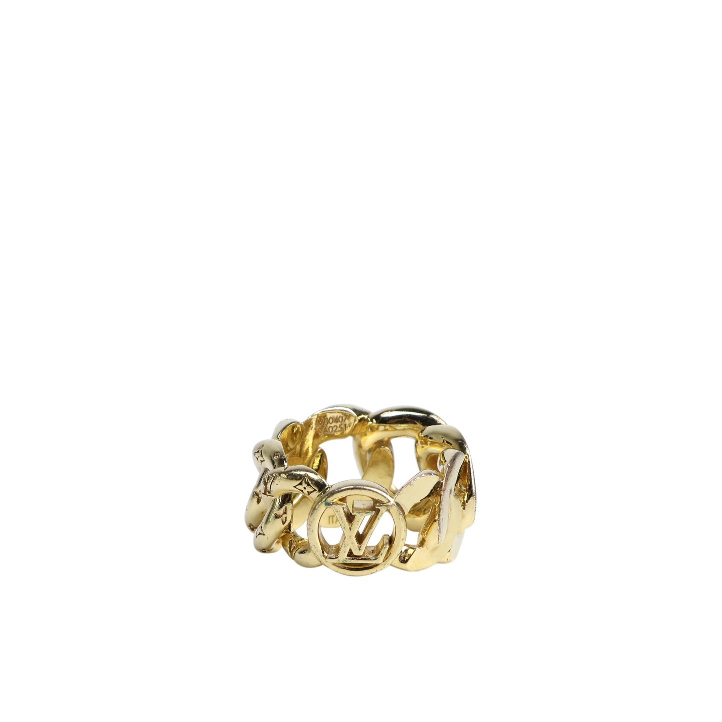 Louis Vuitton Chain Ring Gold