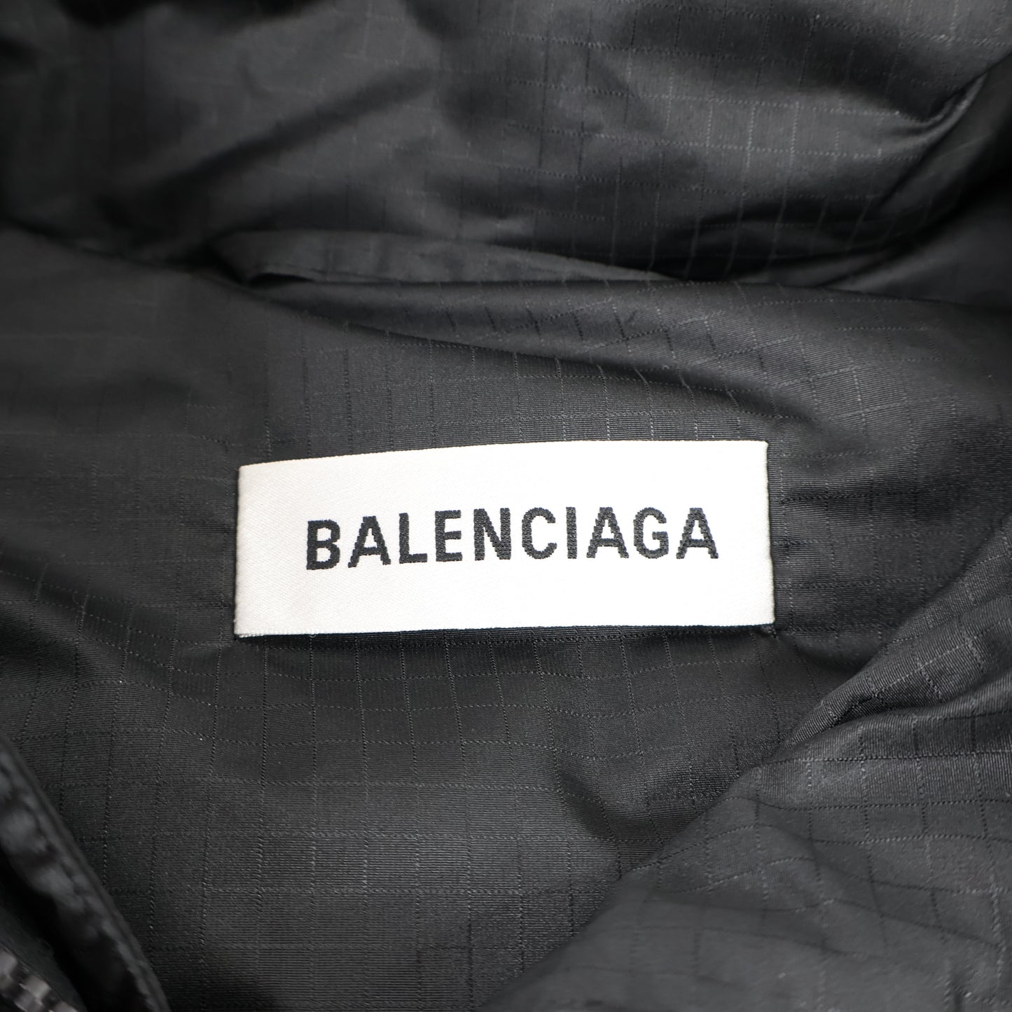 Balenciaga Archetype Logo Down Jacket Black