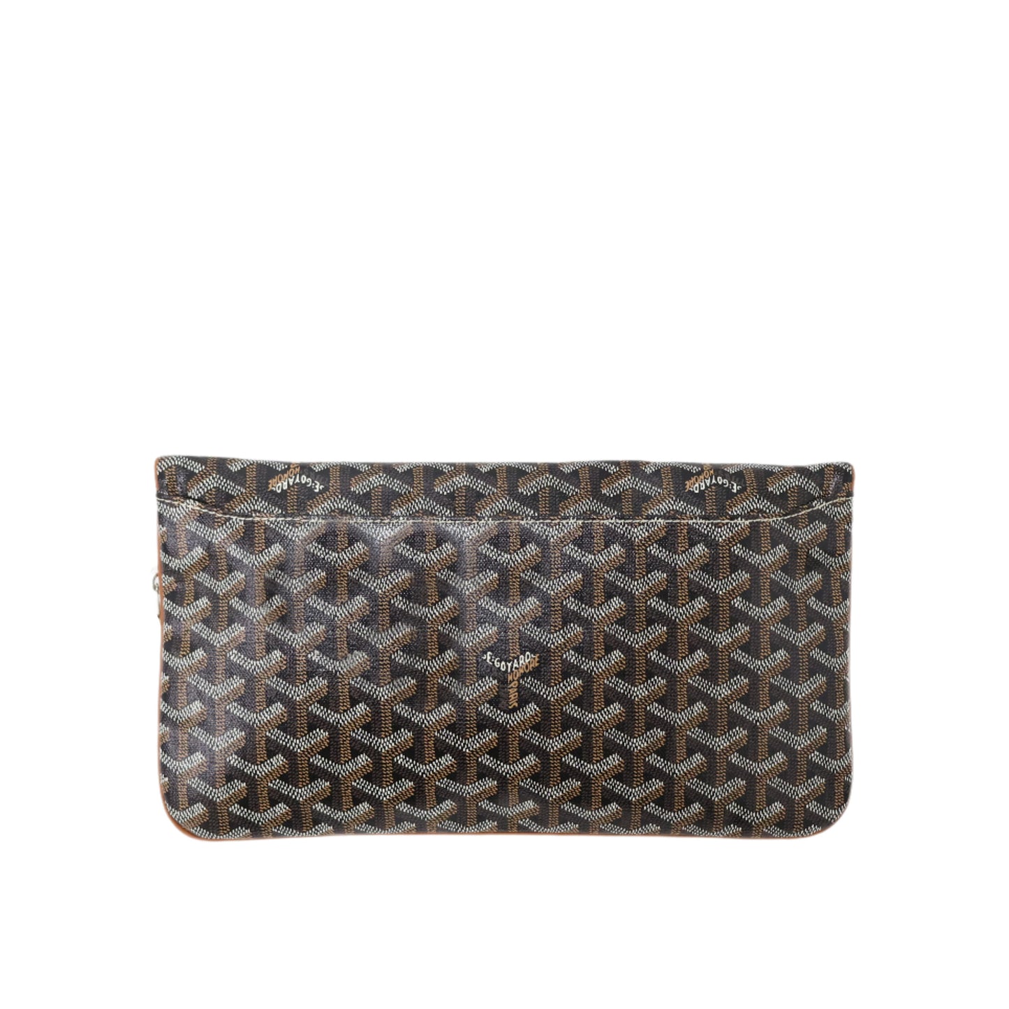 Goyard Sainte Marie Clutch Black Tan