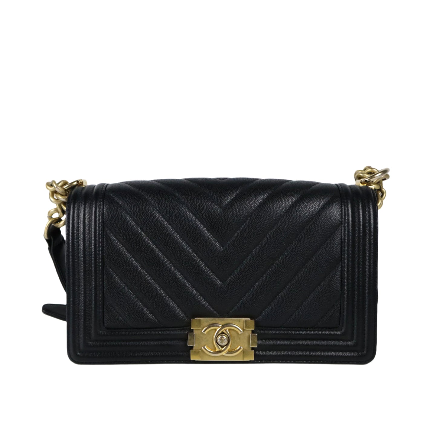 Chanel Boy 10" Black Caviar