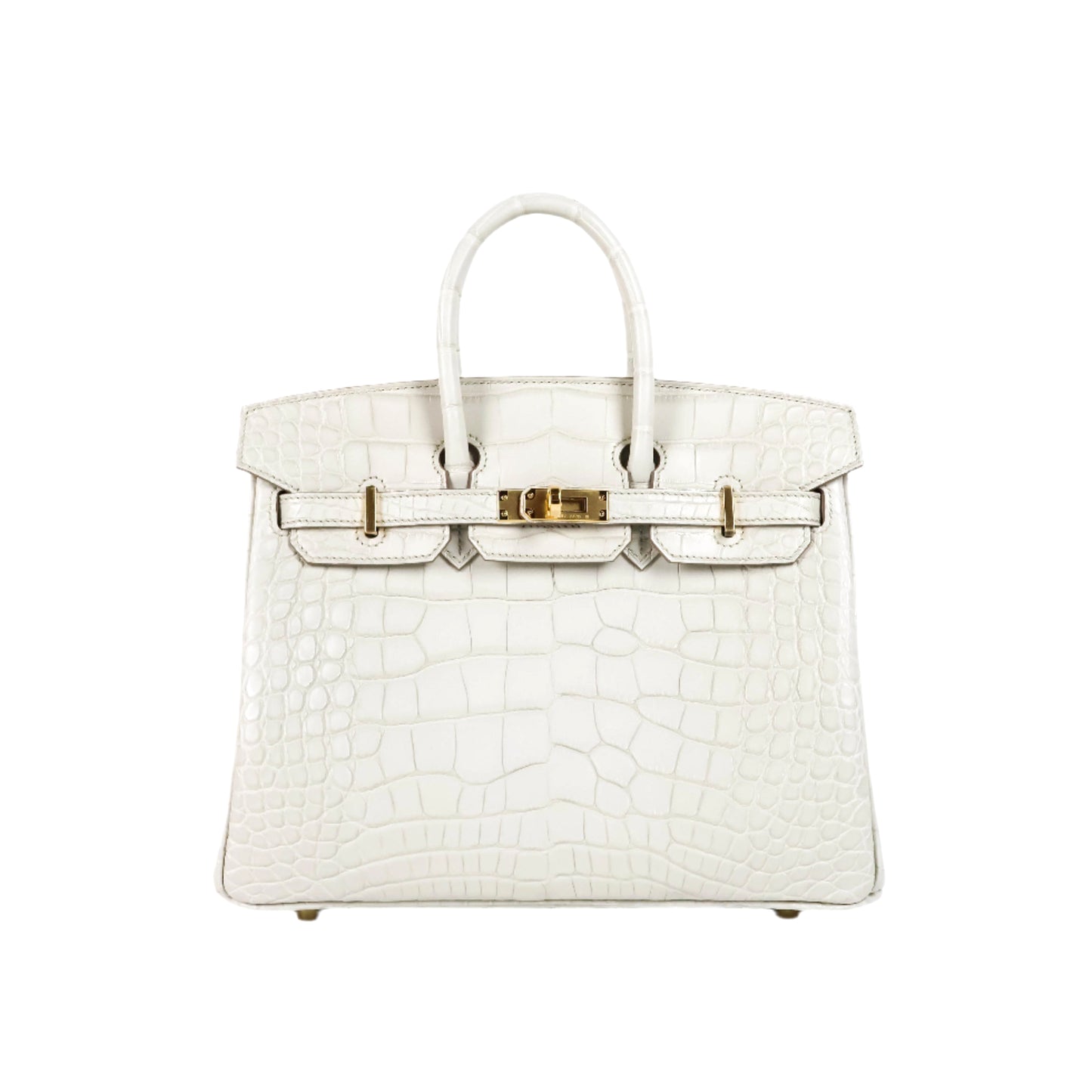 Hermes Birkin 25 Alligator Matte Beton GHW