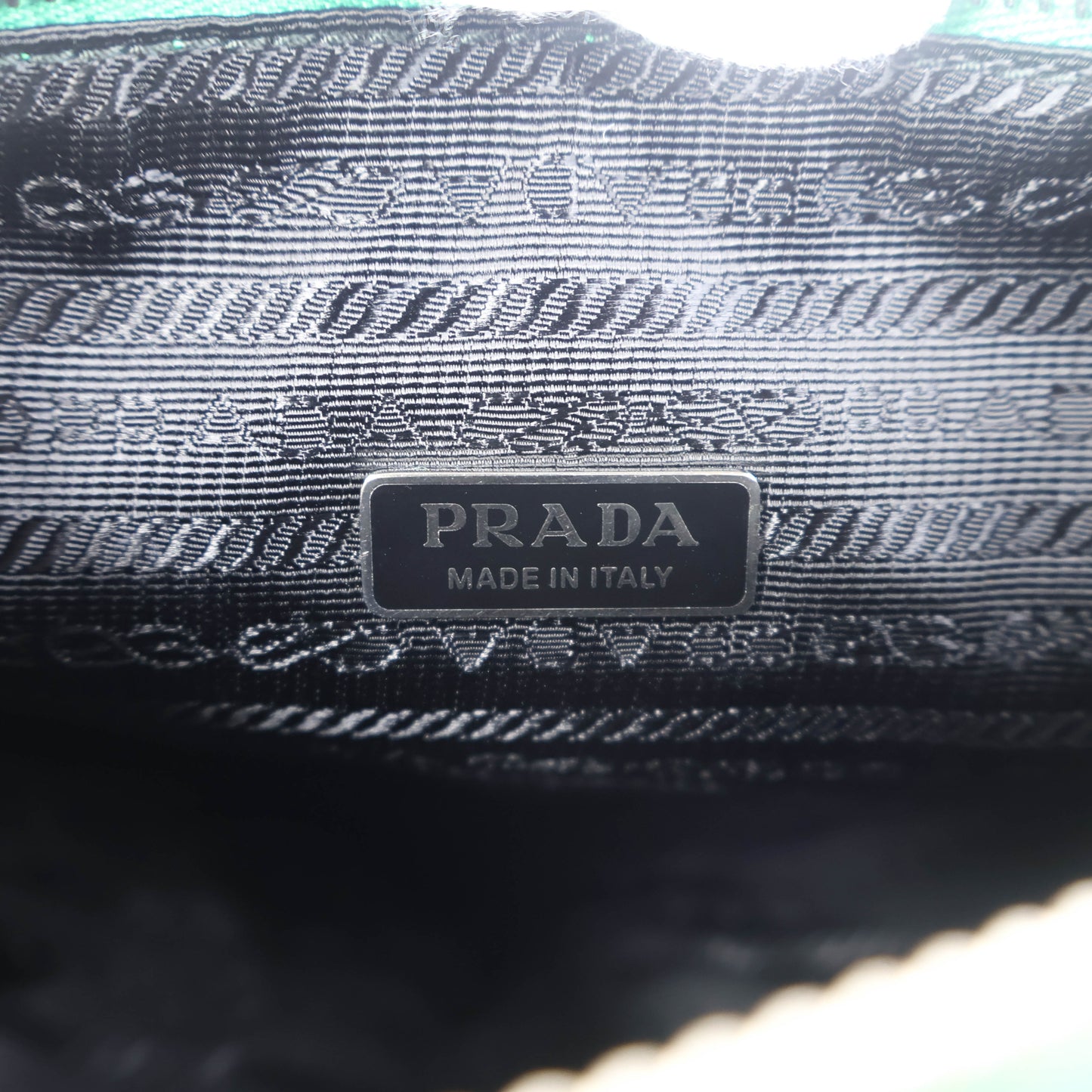 Prada Triangle Bag Mango Green