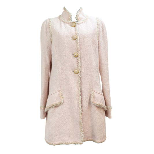 Chanel Jacket Tweed Pink