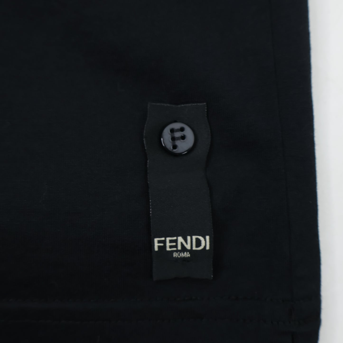 Fendi T-Shirt Black Monster