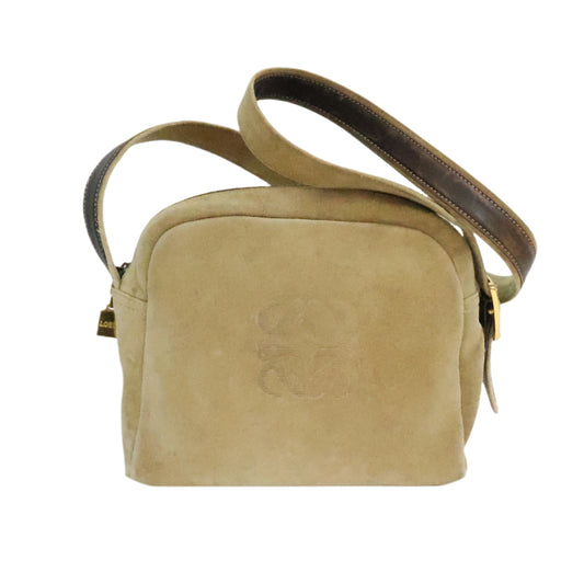 Loewe Vintage Suede Satchi Brown