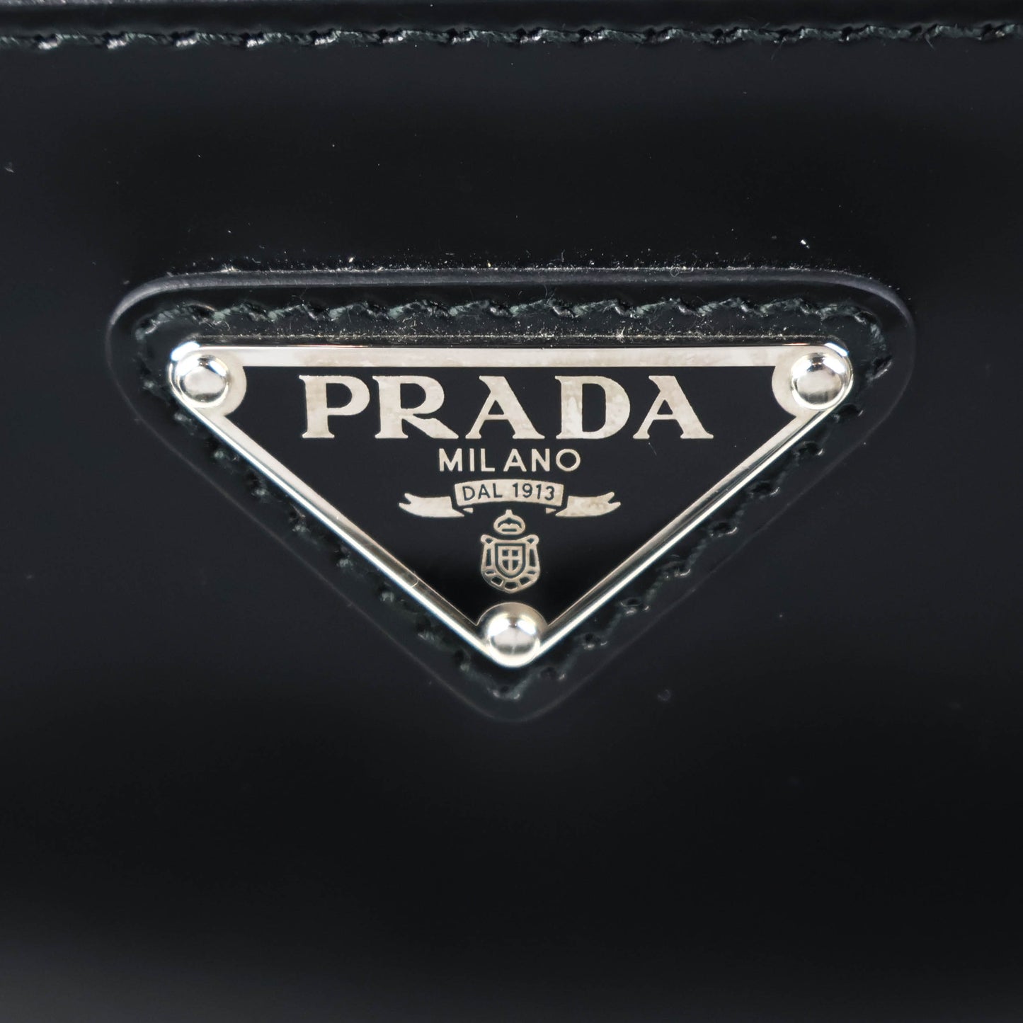 Prada Medium Brique Brushed Leather Bag