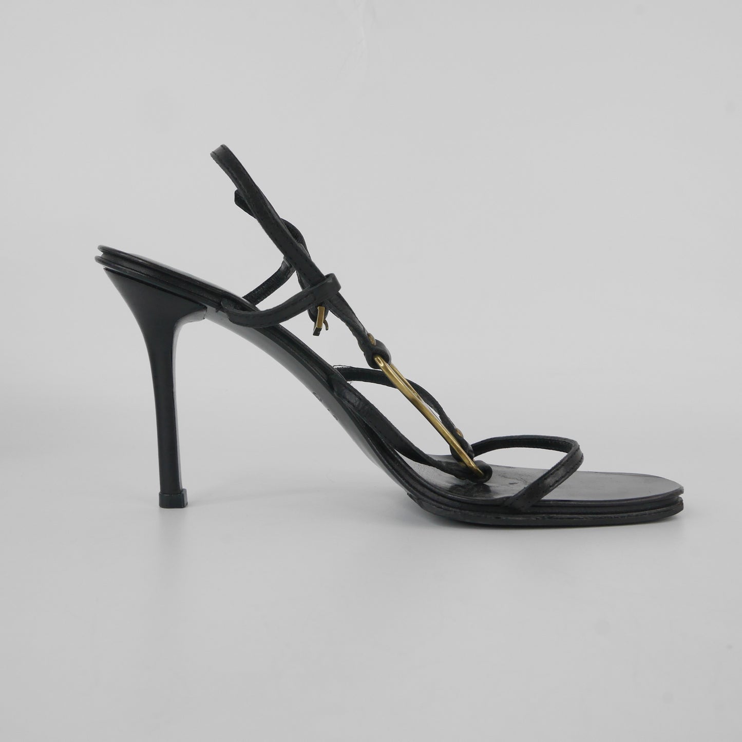 Gucci Sling Back Heels Black