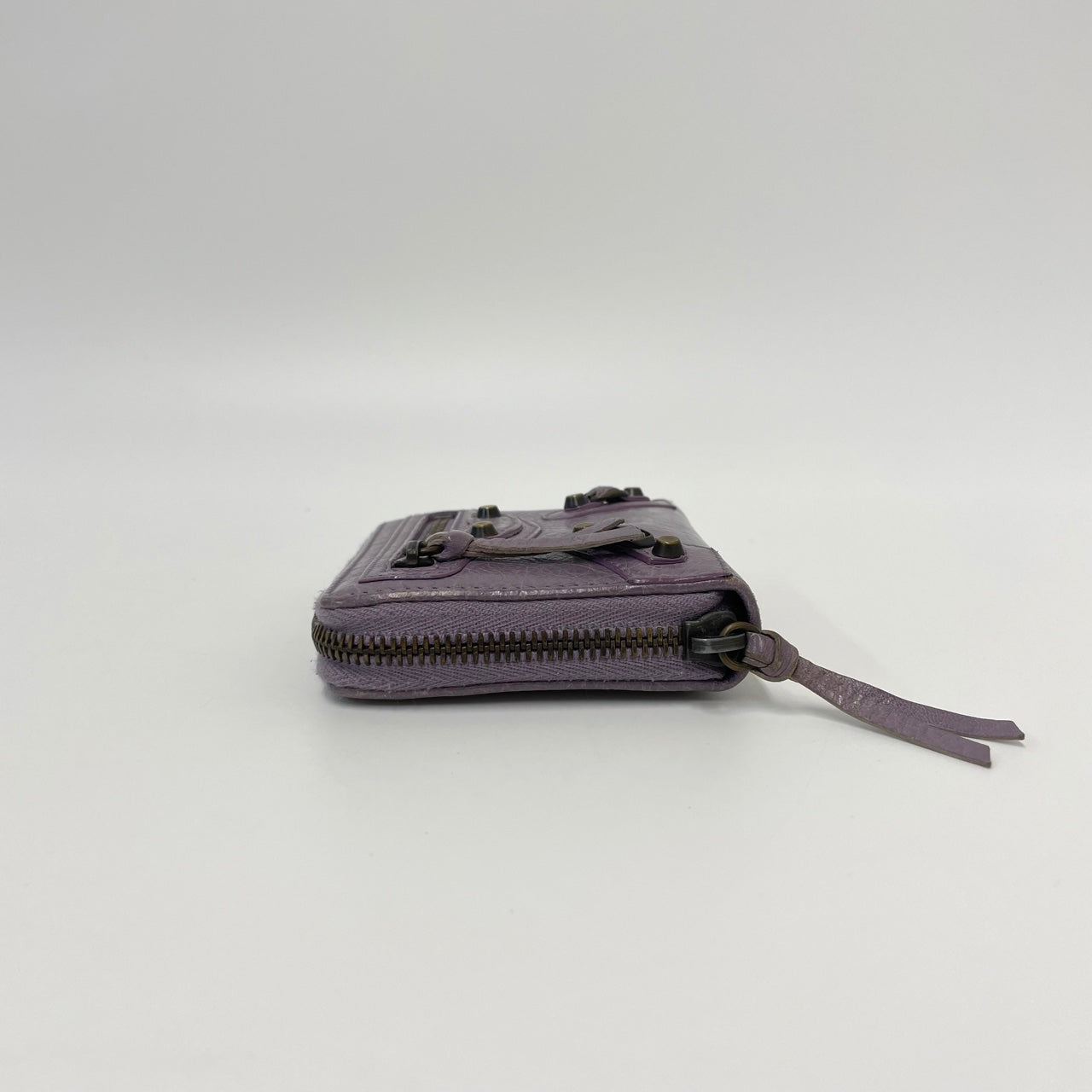 Balenciaga Zippy Short Wallet Purple