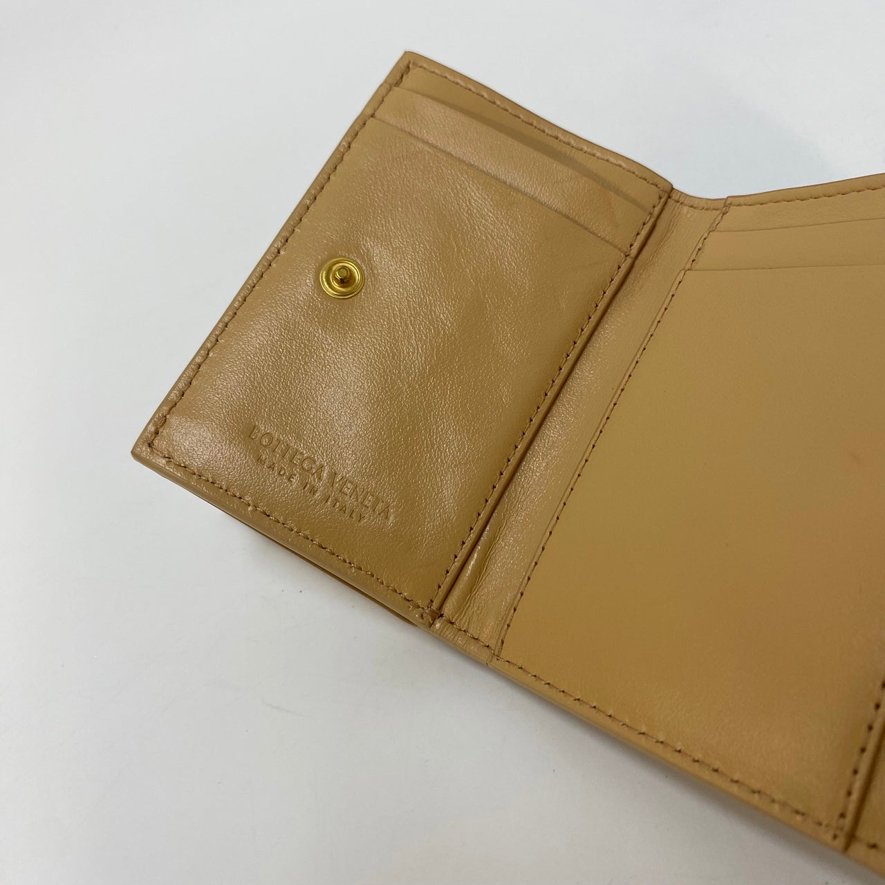 Bottega Short Wallet Caramel