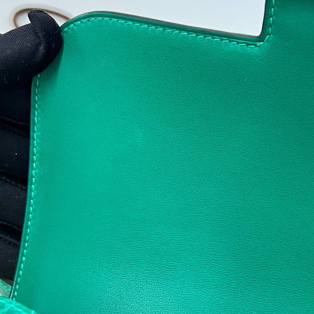 Hermes Shiny Alligator Constance 18 Vert Jade