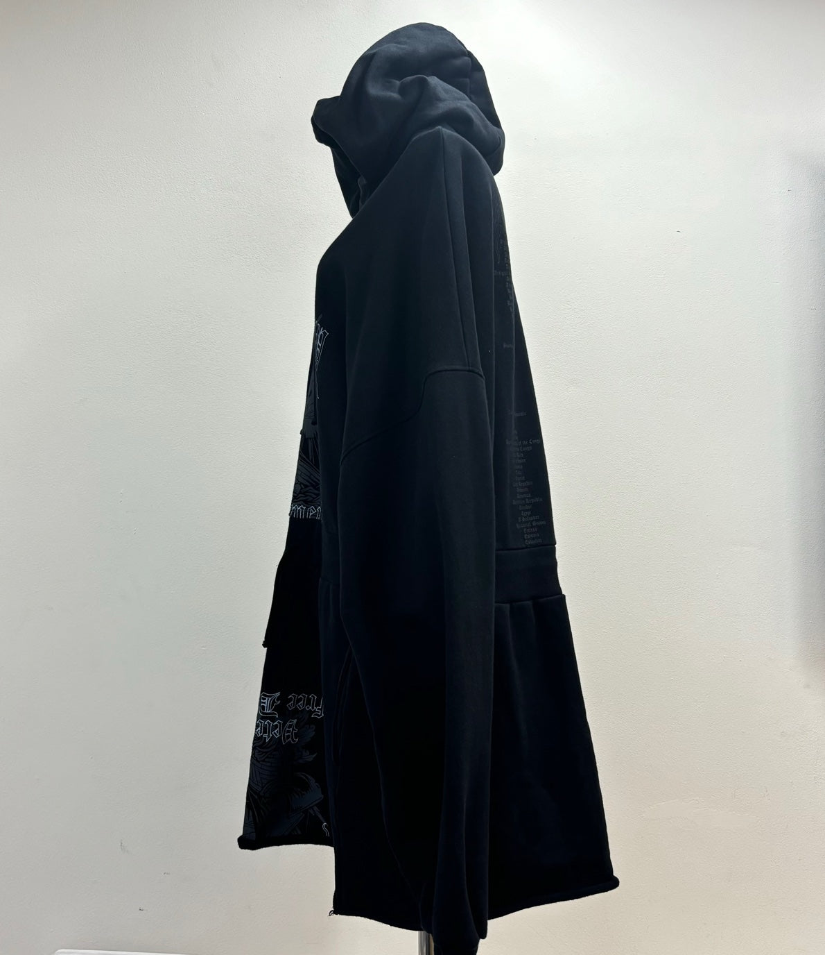 Demna Gvasalia Hoodie Dress Black