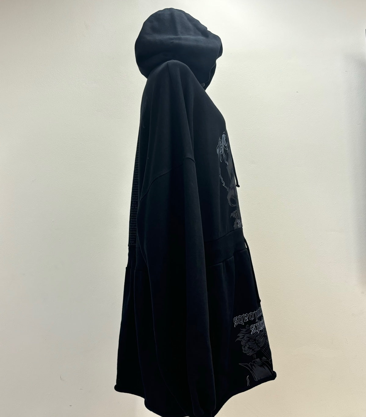 Demna Gvasalia Hoodie Dress Black